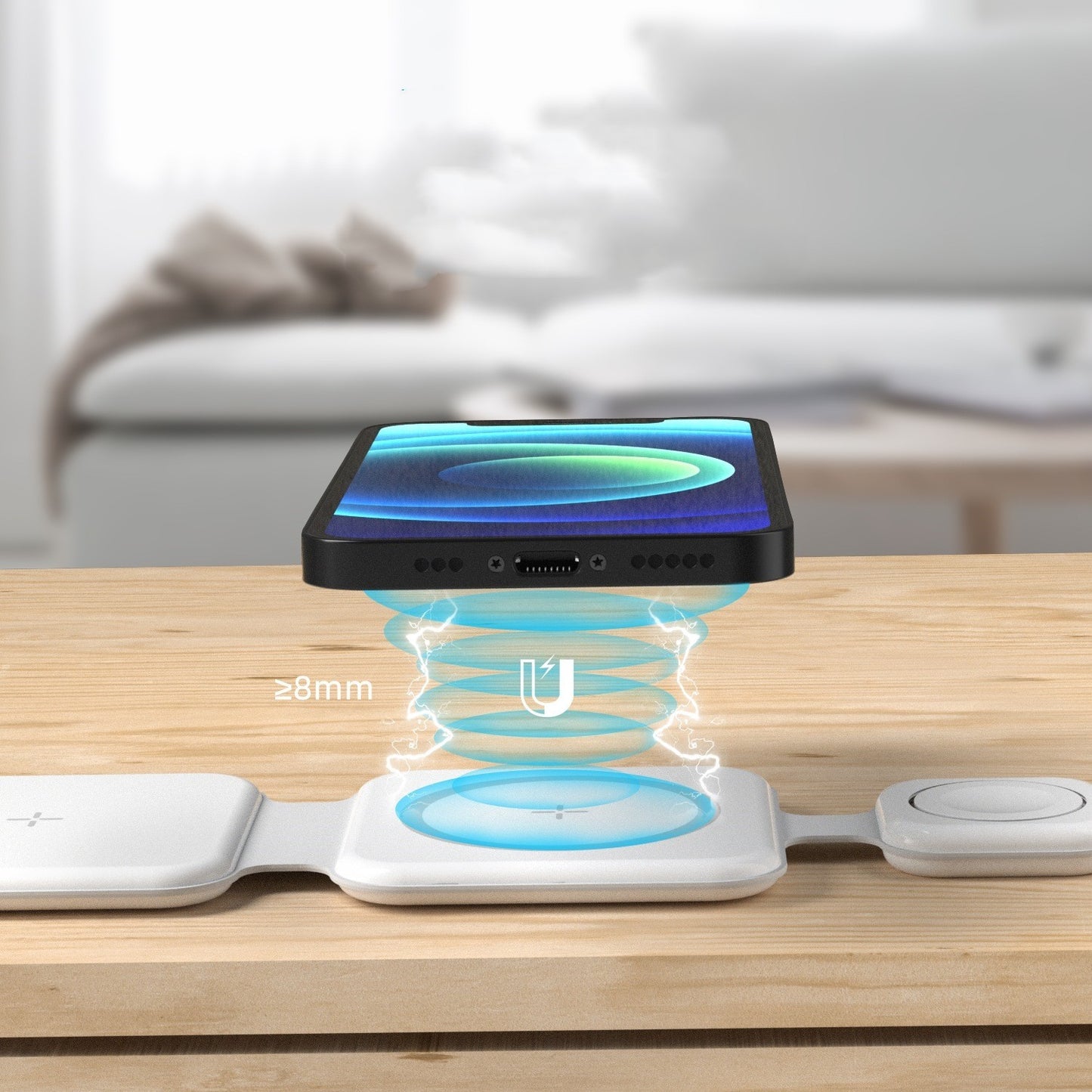 3-In-1 Multi-Device Wireless Charger