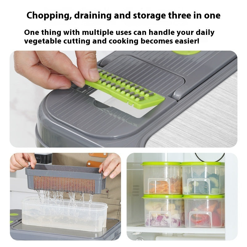 Stainless Steel Cutting Board + Food Storage