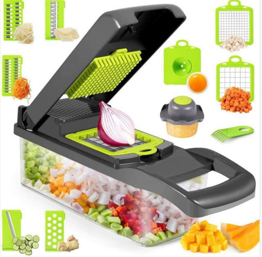 12 Piece Food Chopper - Kitchen Gadget