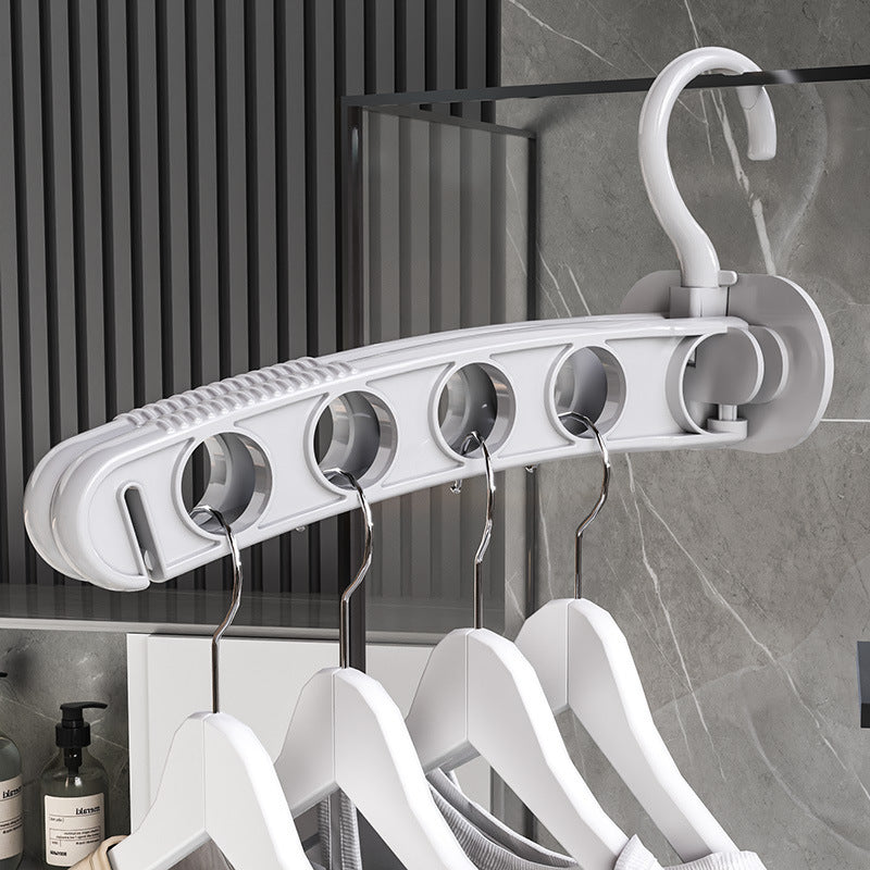 Multifunctional Folding Hanger Storage Rack