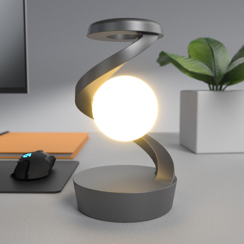 Rotating Moon Lamp With Phone Charging Sensor