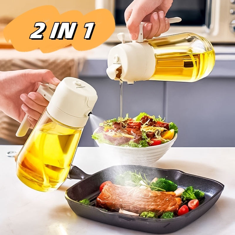 2-in-1 Cooking Oil Sprayer Dispenser