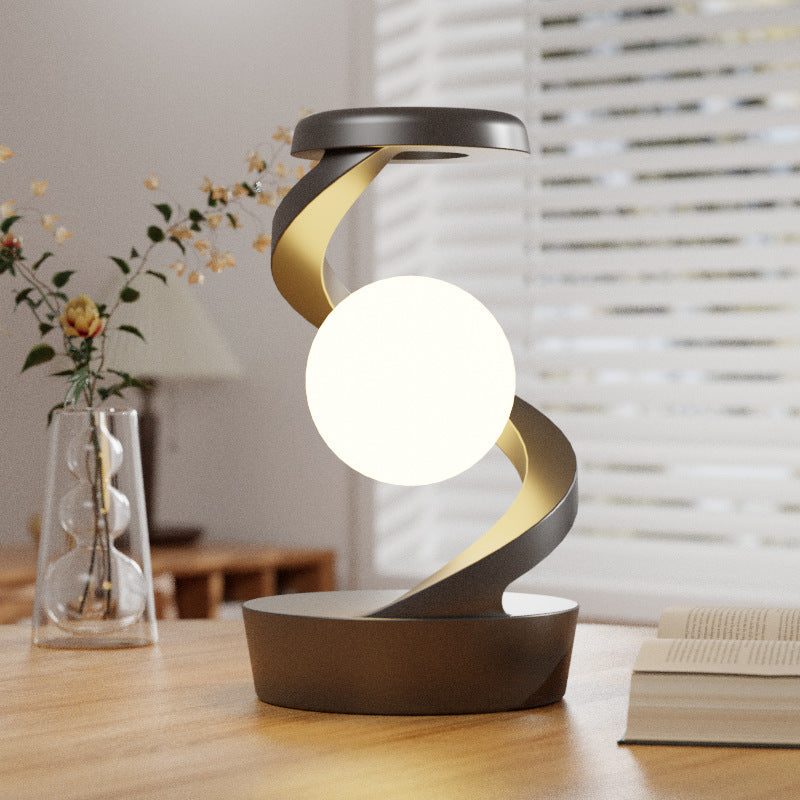 Rotating Moon Lamp With Phone Charging Sensor