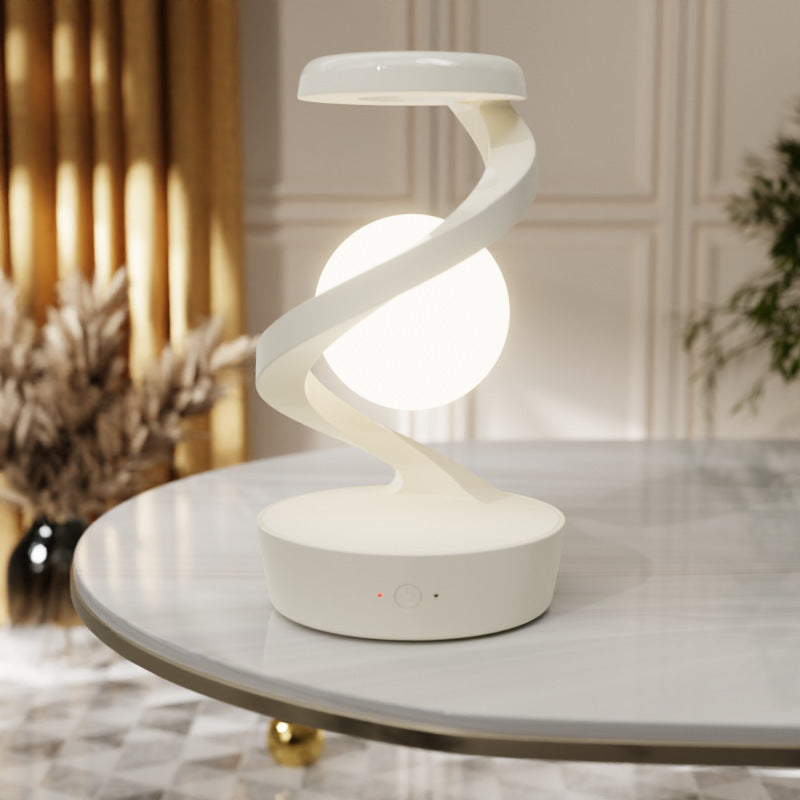 Rotating Moon Lamp With Phone Charging Sensor