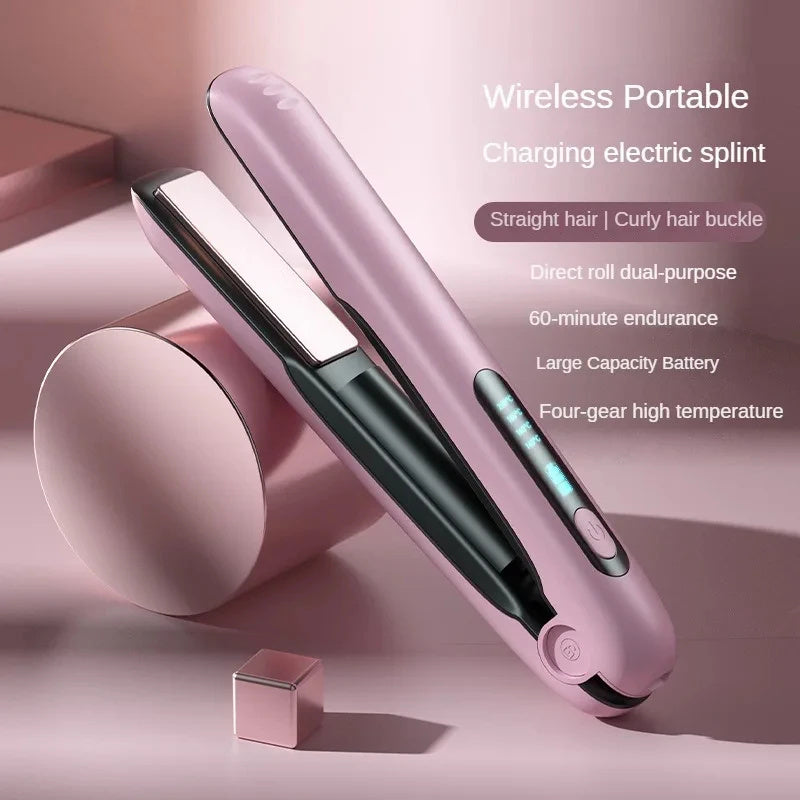 Portable + Wireless Hair Straightener