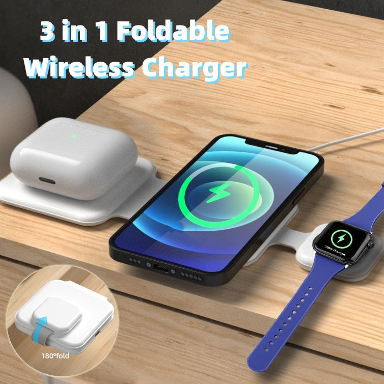 3-In-1 Multi-Device Wireless Charger