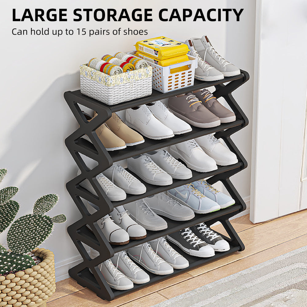 X-shaped Shoe Rack Simple Storage