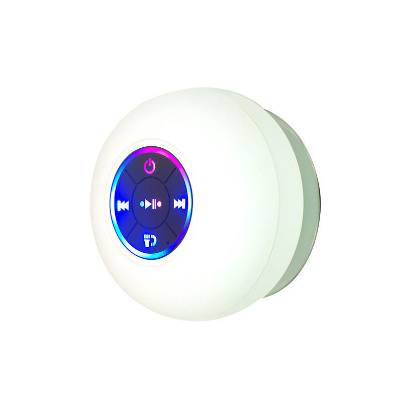 Suction Cup Waterproof LED Bluetooth Speaker