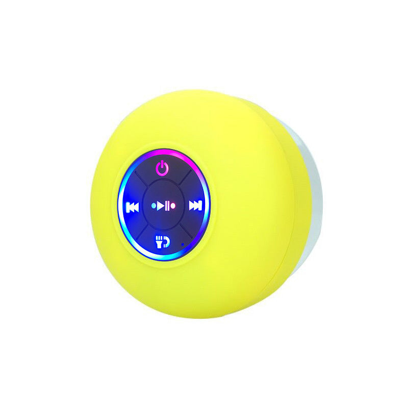 Suction Cup Waterproof LED Bluetooth Speaker