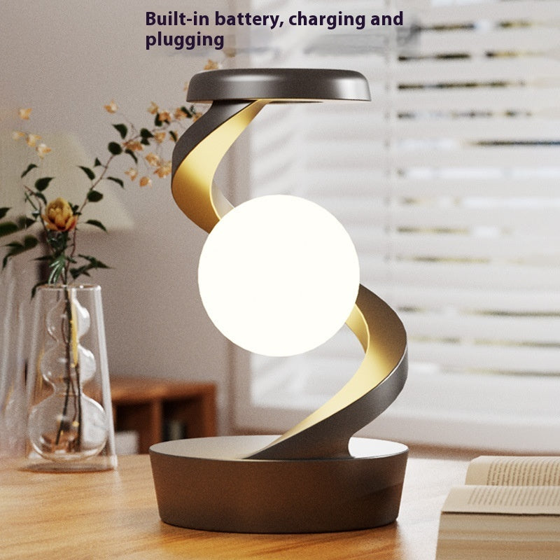 Rotating Moon Lamp With Phone Charging Sensor