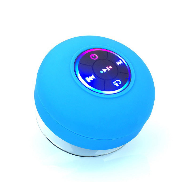 Suction Cup Waterproof LED Bluetooth Speaker