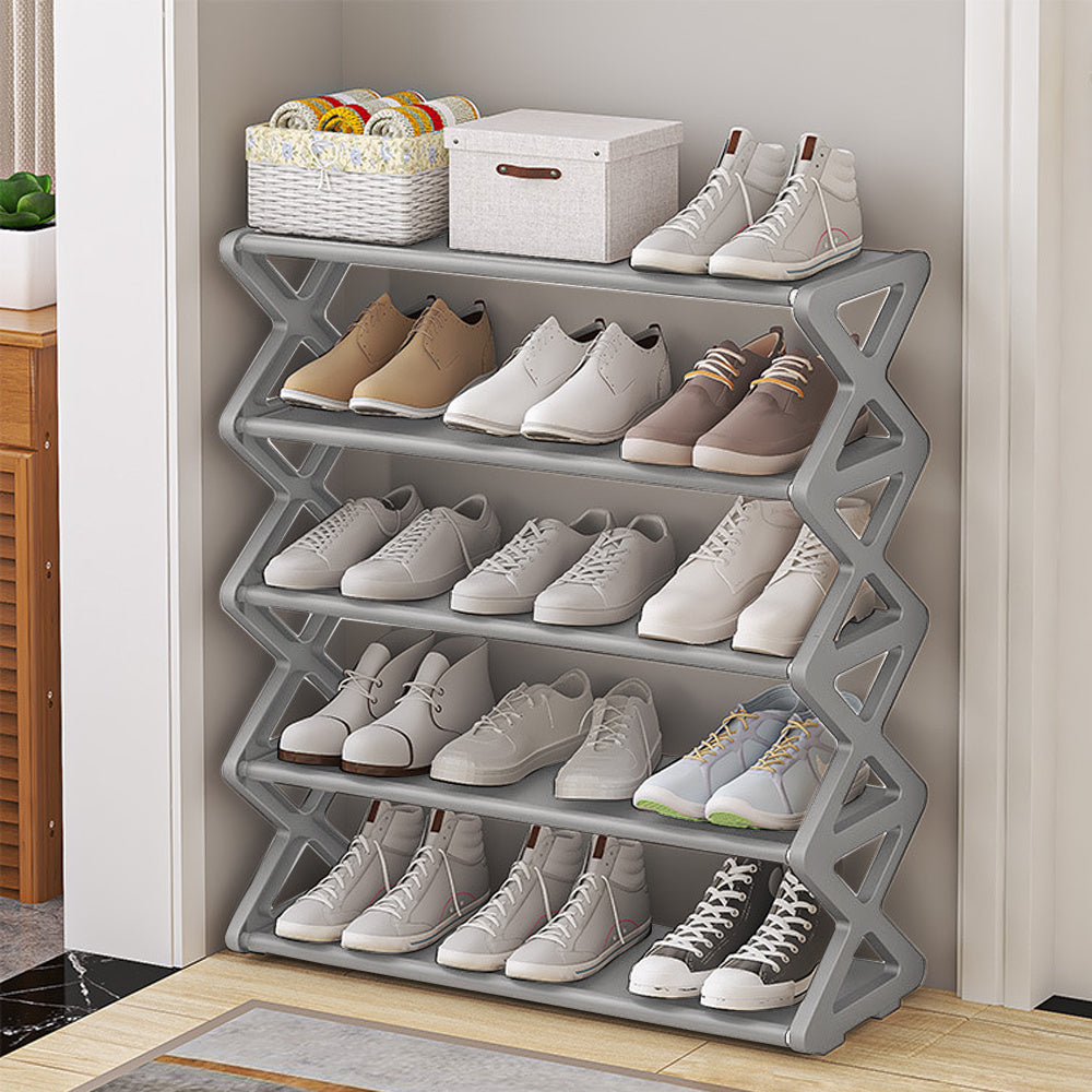 X-shaped Shoe Rack Simple Storage